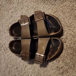 Birkenstocks brown sand sandal womens size 39
